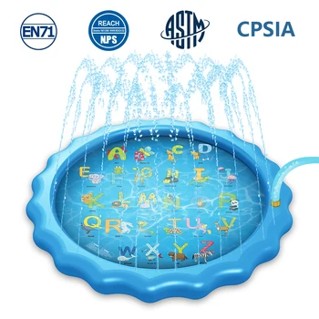 

Summer Outdoor Spray Water Cushion PVC Inflatable Spray Water Toys for Children Play Water Mat Games Beach Lawn Sprinkler Pads