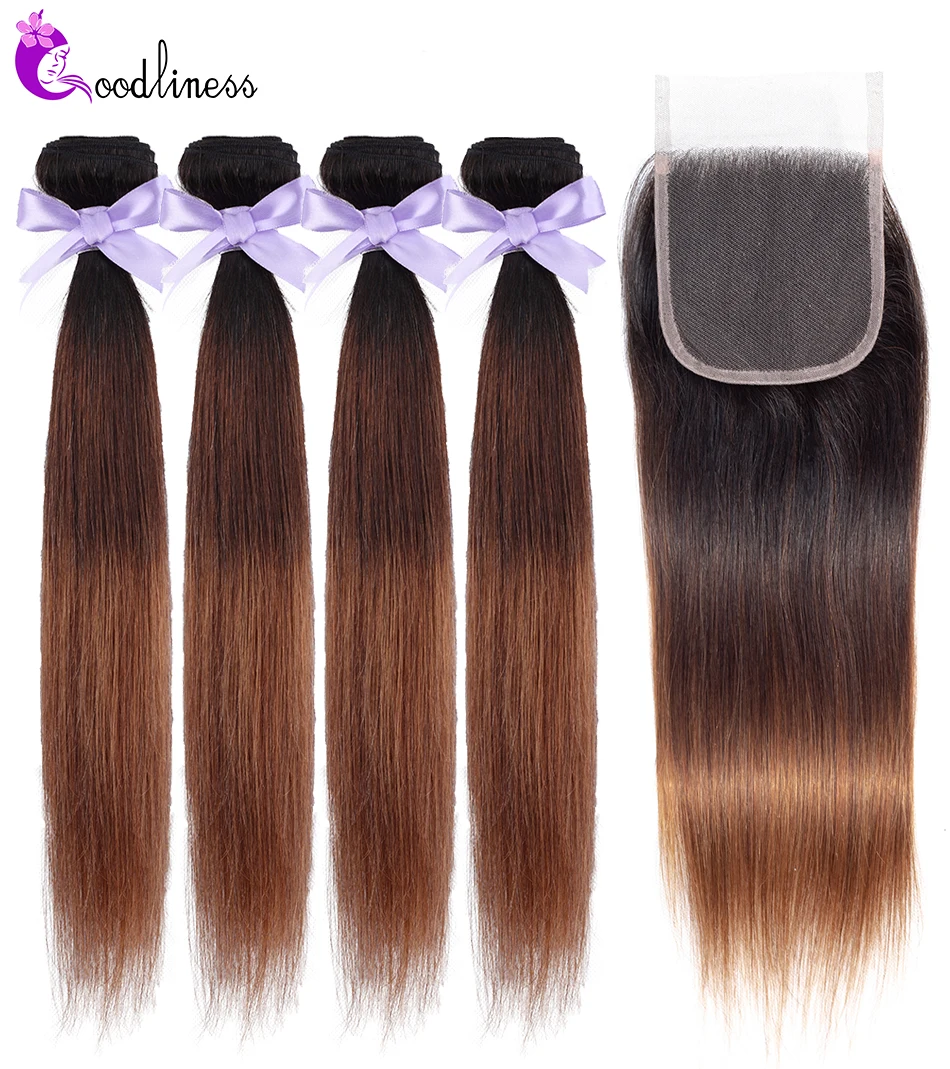 straight hair bundles with closure