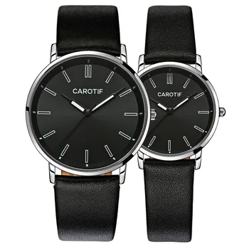 

2020 new ultra-thin quartz couple watches men's women's wristwatches leather steel mesh strap fashion gift Water Resistant clock