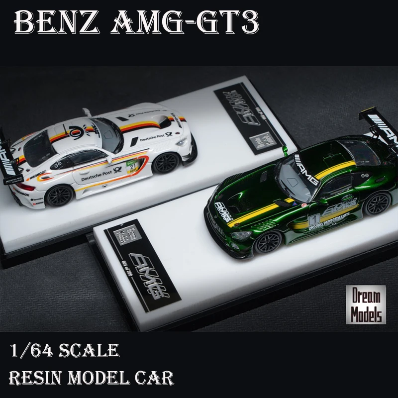 Pre-Order Dream Model 1:64 Benz AMG-GT3 Die-cast Resin Car Vehicle Display Collection - Limited 299 PCS | Игрушки и хобби