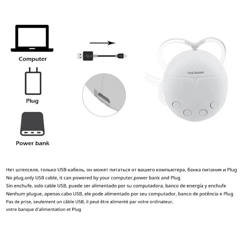 DIY Intelligent USB Electric Breast Pumps Baby BPA Free Postpartum Breast Feeding Milk Suckers Single Double Pump