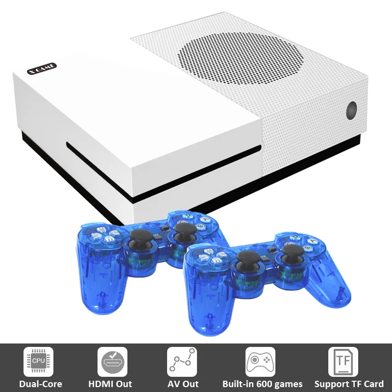 32 бит двойная игровая консоль GamepadsVideo поддержка HDMI TV Out 4 Гб встроенный 600