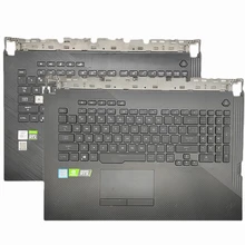 Carcasa para teclado de ordenador portátil Asus ROG Strix G17 G712 G712L G732 G732L G732LW SCAR 4 Plus S7D 17,3, monocromo/RGB, retroiluminación