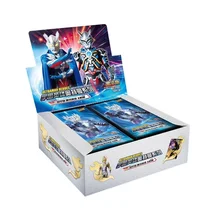 Bandai tarjeta de Ultraman de animación japonesa edición Deluxe, 1 caja, 2021 GP, dorada, tarjeta de colección SP, novedad de 240