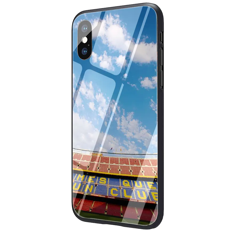 EWAU Барселона, Испания Estadio Camp закаленное стекло чехол для телефона iPhone 11 Pro 6 6S Plus 7 8 Plus X XS XR XS Max - Цвет: G8