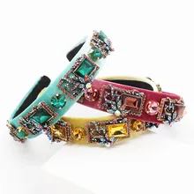 Европейский и американский барокко фланелевый цвет горный хрусталь оголовье роскошный темперамент геометрический шар дикая индивидуальность оголовье 882