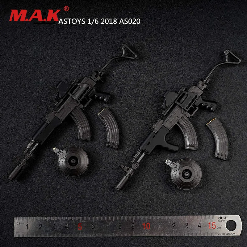 ASTOYS 1/6 AS020A Black AK47 Gun Toys Weapon guns Models *1 Fit 12'' Figure toys 
