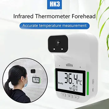 

Wall-Mounted Thermometer for Adults Non-Contact Nfrared Digital Thermometer with Voice broadcast Abnormal automatic alarm