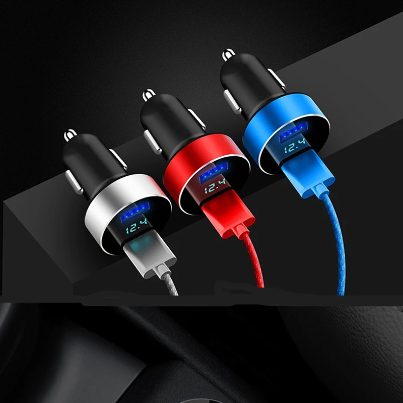 Аксессуары для автомобильного зарядного устройства с двумя USB разъемами 3 1 а Toyota