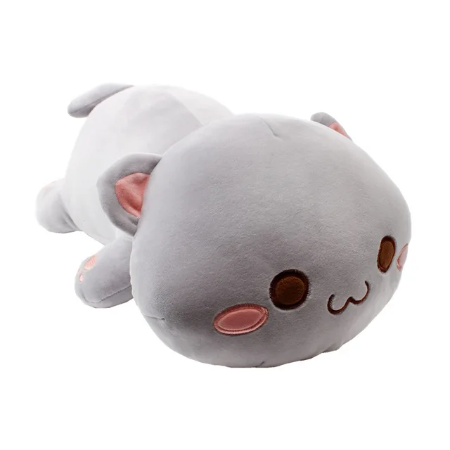 Cute Cat Plush Pillow Baby Toys 35/50/65cm Kawaii Cartoon Cat Stuffed Animal Plush Toy Room Decor Children's Gifts