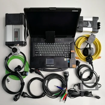 

Full Set Auto Diagnosis tool Scanner for BMW Icom Next+MB Star C5 SD connect C5+CF52 8400 4G used laptop Toughbook Harddisk