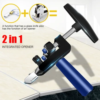 

Manual Tile Mirrors Cutter Multi-Functional Glass Cutter Set Ceramic Tile Opener Easy Glass Tile Cutter Tool