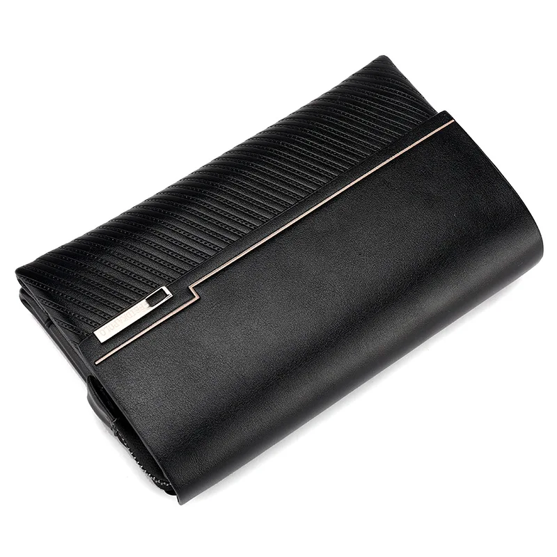 

2019 New Style Brand MEN'S Wallet New Style Large-Volume Men's Handbag Men's Long Business Zipper Bag Clutch Bag