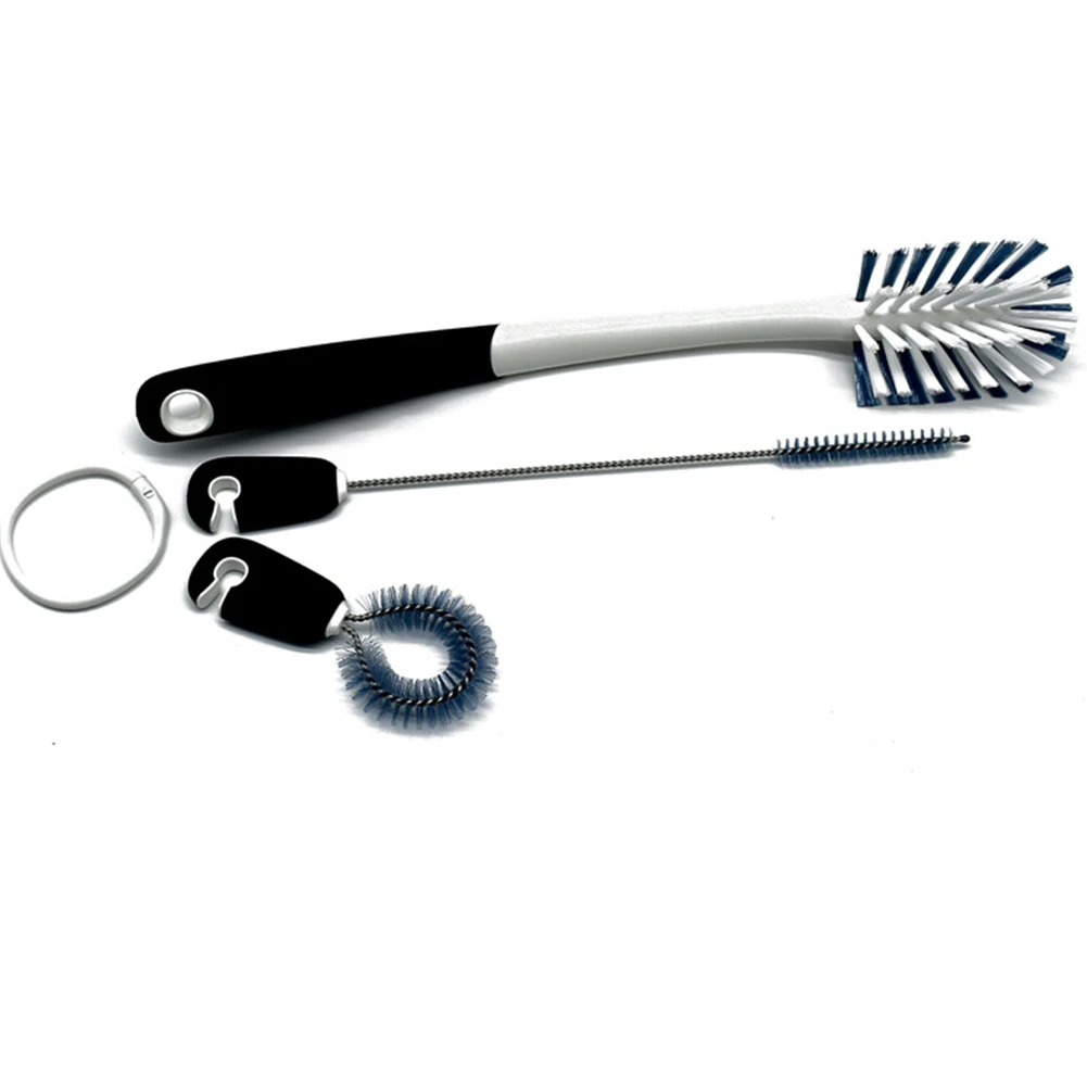 3pcs Detail Cleaner Straw Brush Multipurpose Travel Water Bottle Flask Mugs Portable Cleaning Brush Nylon Bristles
