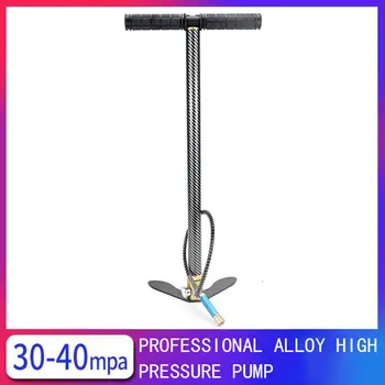 

PUMP 30mpa 4500psi 3 Stage Hand Operated PCP Pump For Air Rifles Paintball , Mini High Pressure Compressor