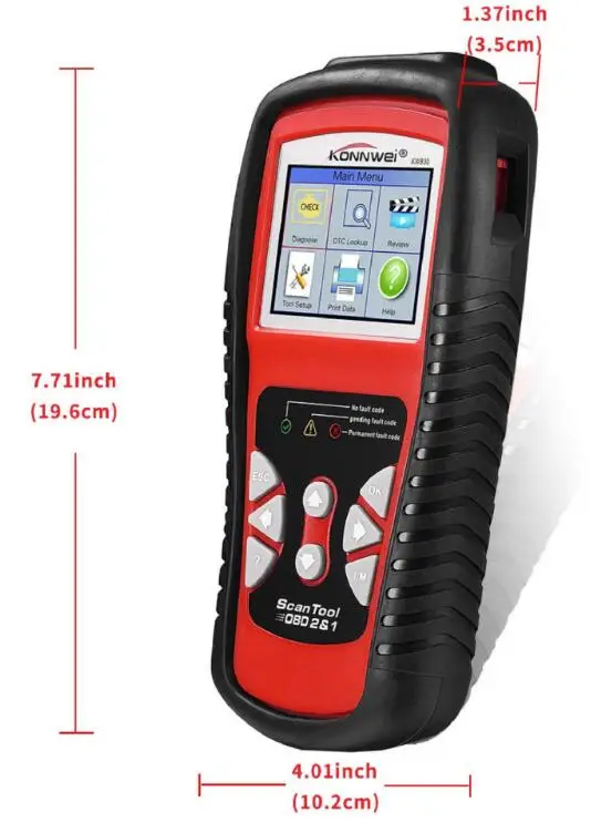Оригинальный Автомобильный диагностический инструмент OBD2 сканер KW830 OBD 2 EOBD лучше