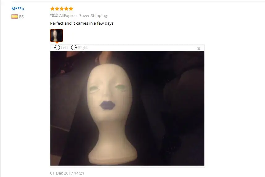 White Female Styrofoam Mannequin Manikin Head Model Foam Sponge Wig Hair Glasses Display Glasses Cap Display Stand Drop Shipping