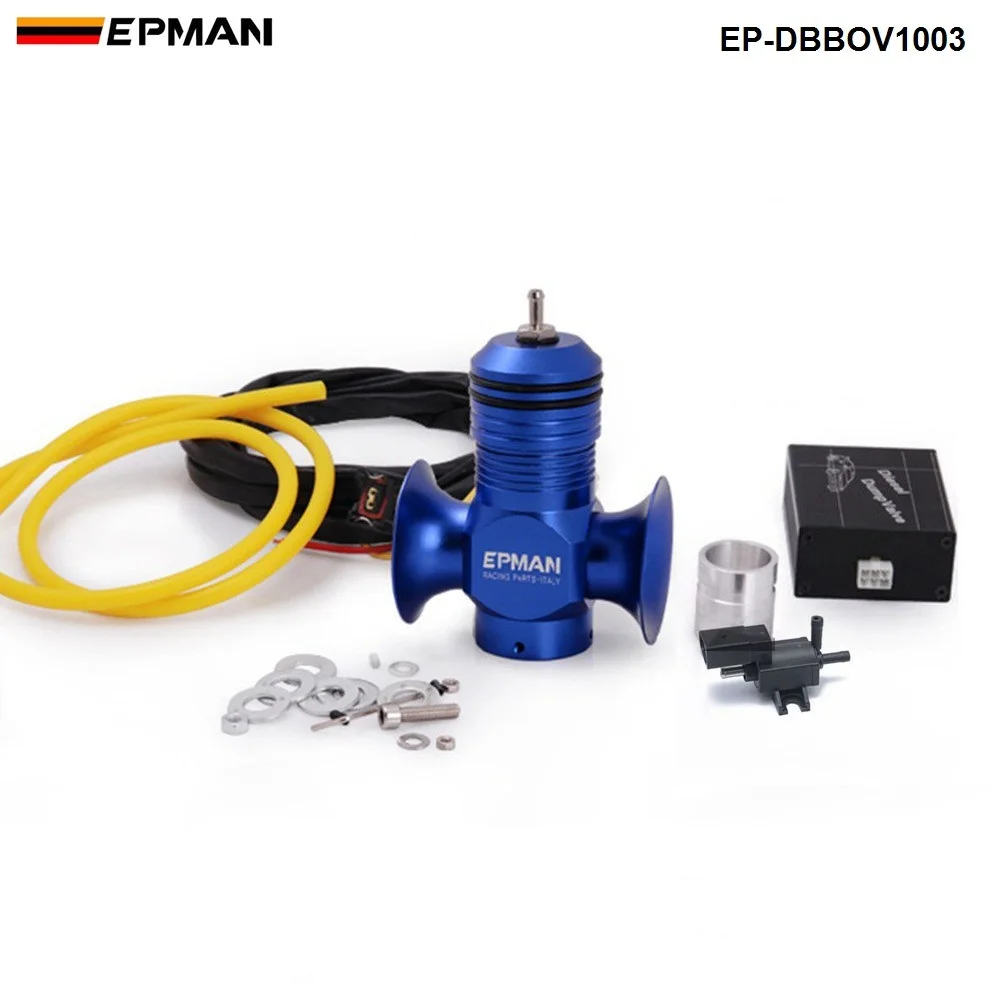 EPMAN Универсальный клапан сброса предохранительный клапан BOV для BMW E36 E39 E46 комплект EP-DBBOV1003/EP-DBBOV1002 - Цвет: DBBOV1003 Blue