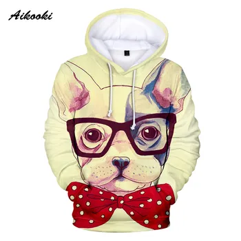 

Cute French Bulldog 3D Hoodies Men/Women Sweatshirt Print Dog French Bulldog Hoodies 3D Sweatshirts Men's Autumn Hoodie Unisex