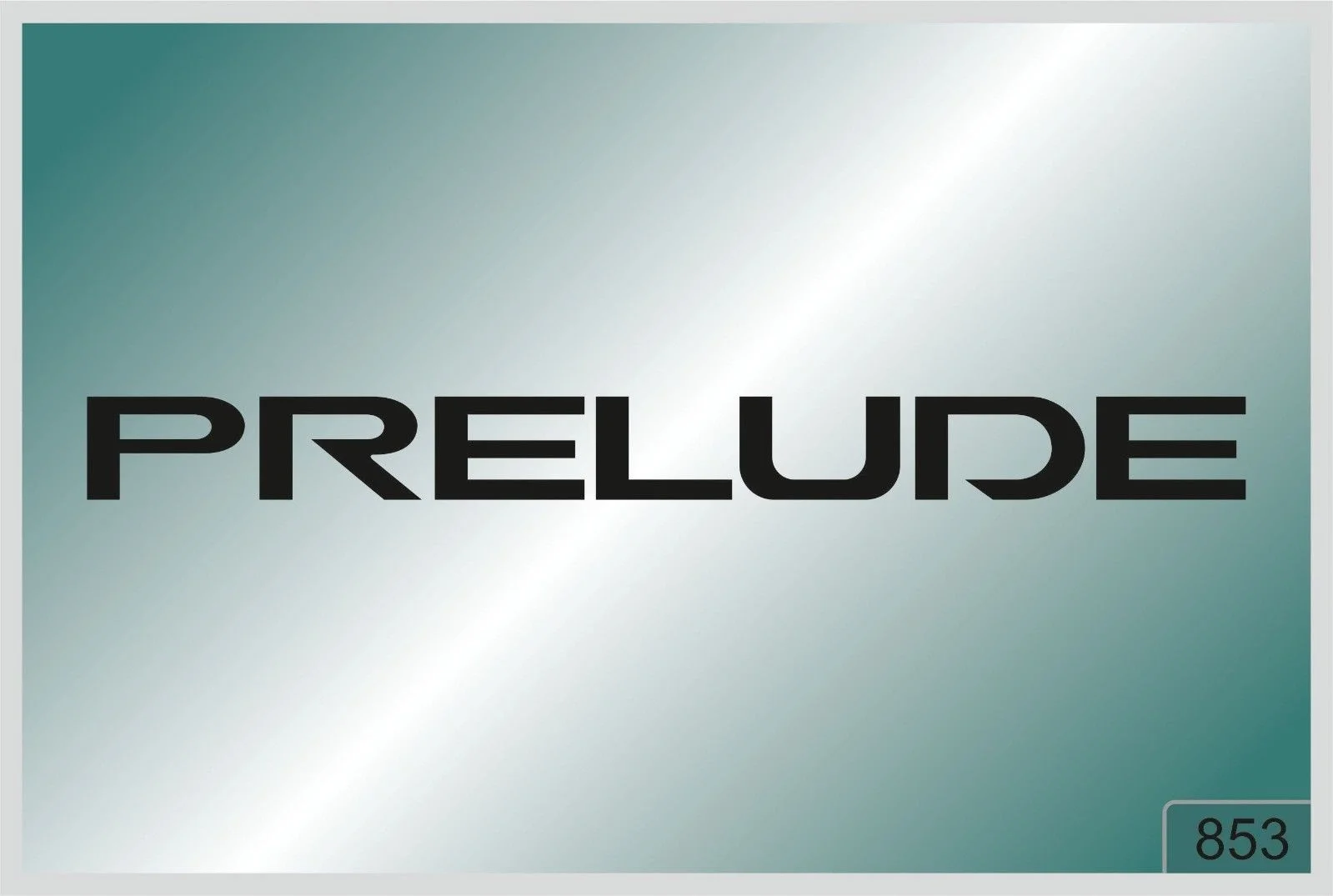 

For Prelude -2 pcs. stickers - HIGH QUALITY DECALS - different colors 853
