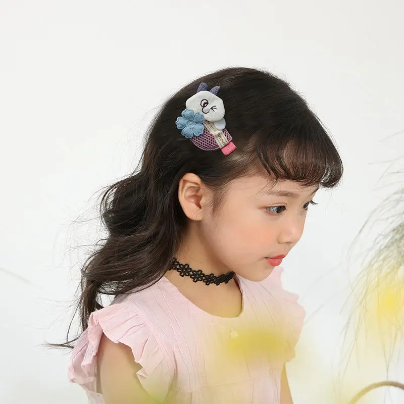 Balleenshiny 6 шт. детские заколки для волос с милыми звездами, животными, принцессами, аксессуары для волос для маленьких девочек, милые детские заколки с кружевными цветами