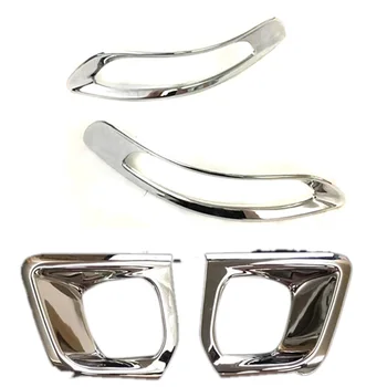 

for Peugeot 5008 2017 2018 ABS Chrome Front or Rear Back Fog Light Lamp Cover Trim 4Pcs Accessories Auto Trim Car Styling
