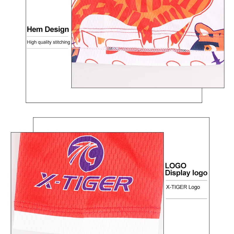 X-Tiger/детская дышащая футболка; летняя одежда с короткими рукавами для велоспорта; детская одежда для велоспорта; Джерси для бега и велоспорта; спортивная одежда для улицы