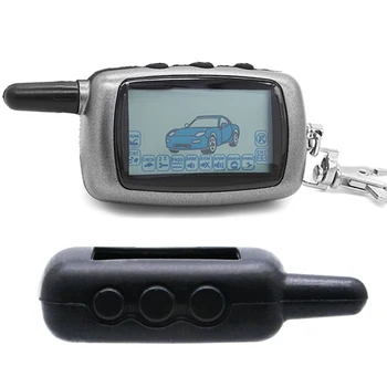 

A6 2-way LCD Remote Controller Key Fob for Russian Version Vehicle Security Two way Car Alarm System Twage Starline A6
