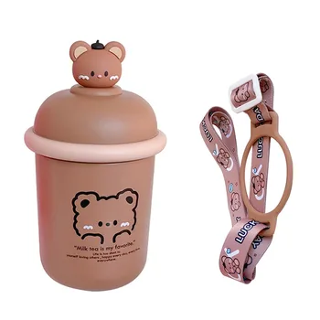 Kawaii Pastel Bear Big belly Thermos 6