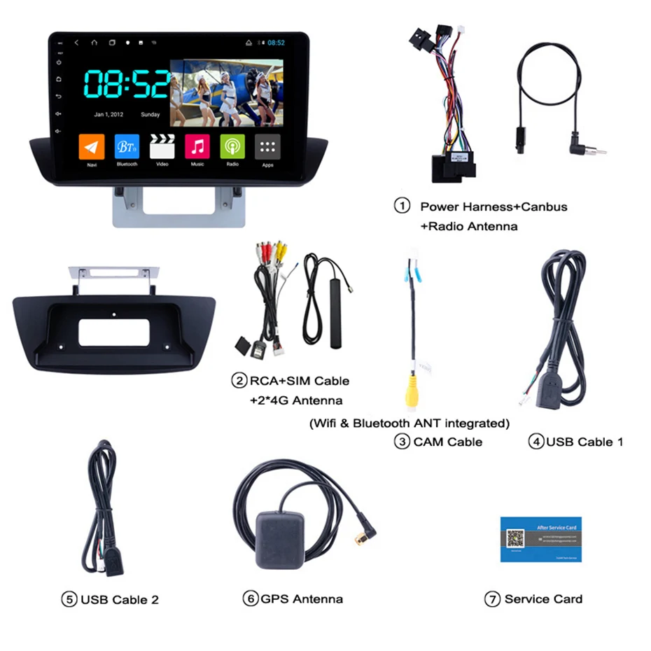 Excellent Android 8.1 CAR DVD 1din multimedia Navi system for Mazda BT50  2012-2018 car gps navigation stereo head unit BT SWC WIFI 1