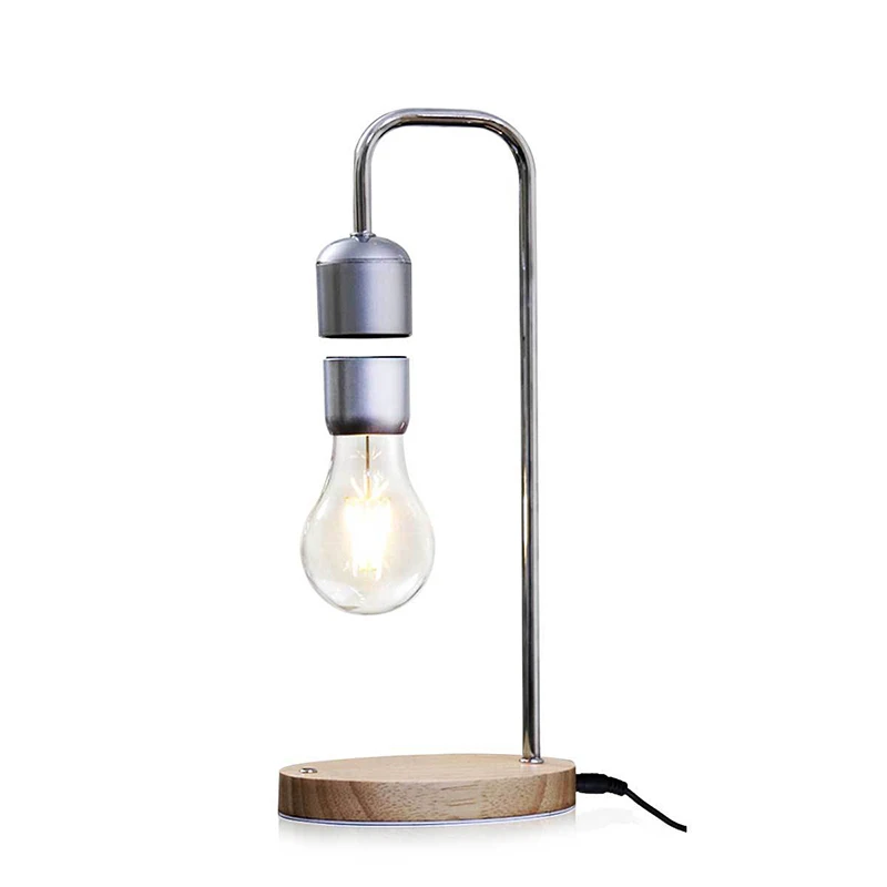 

LED Magnetic levitation bulb Hover wireless Table lamp Creative Gift Magic high Black tech Science geek Touch Dimming Exhibition