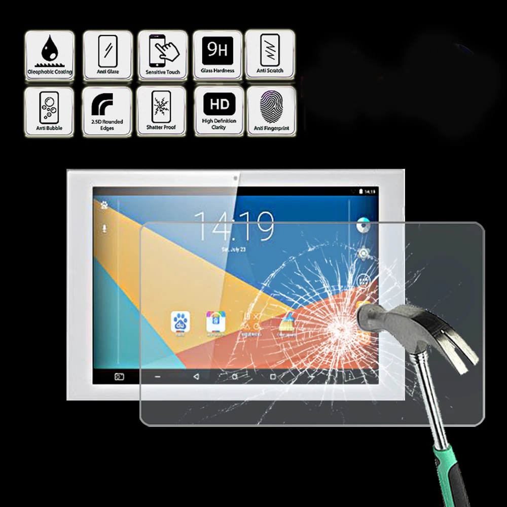 

For Teclast X10 Plus - Tablet Tempered Glass Screen Protector Cover Anti Fingerprint Screen Film Protector Guard Cover