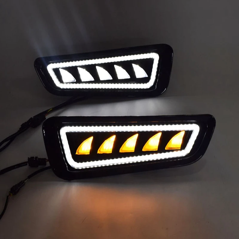 

Car Styling Bright LED Daytime Running Lights for Ford F150 2018-2019 Waterproof Car DRL LED Fog Light