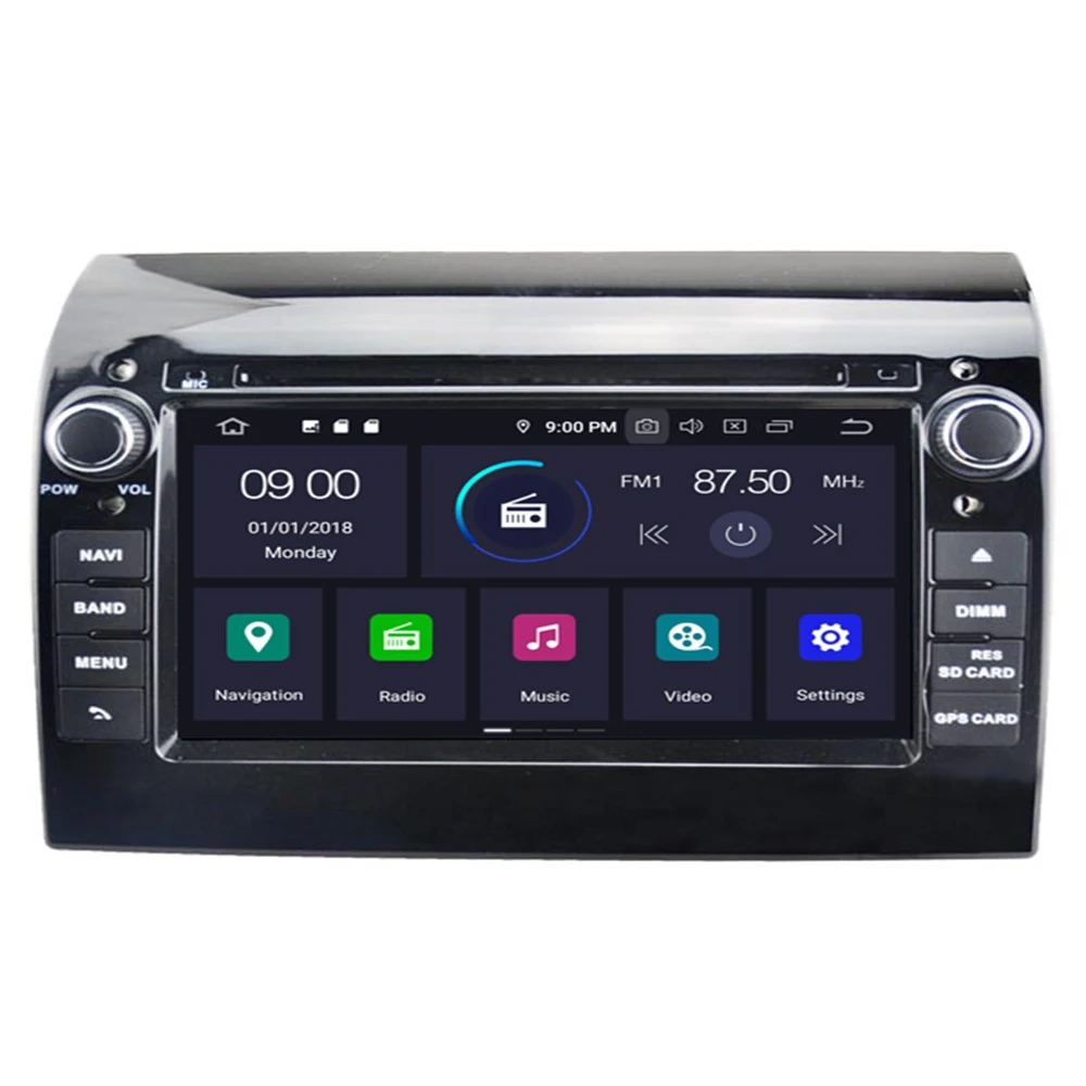 Sale Newest Android 9.0 Car DVD Player GPS Navi For Fiat Ducato 2008-2015 CITROEN Jumper PEUGEOT Boxer Auto Radio Multimedia Stereo 2