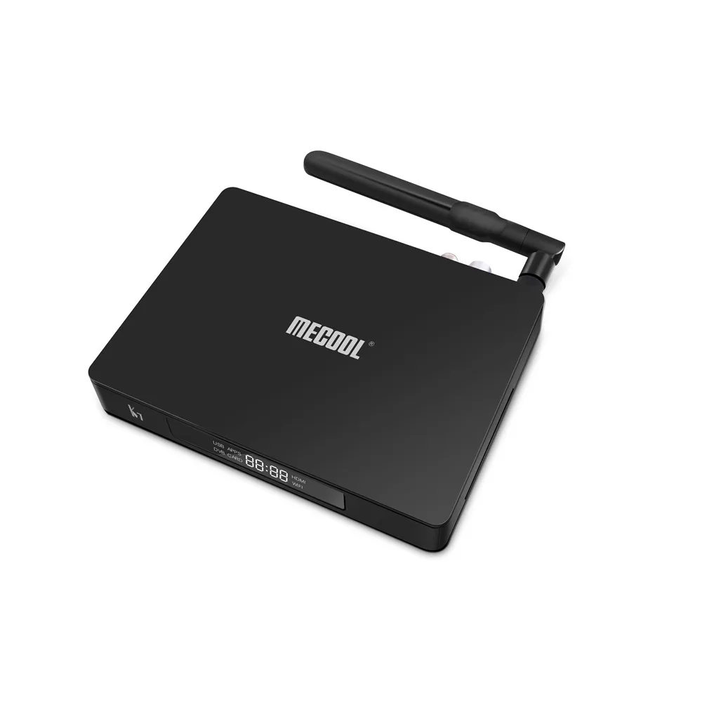 Медиаплеер MECOOL K7 DVB s2-t2-C Android 9,0, Amlogic S905X2, 4 Гб DDR4, 64 Гб ПЗУ, 2,4G, 5G, WiFi, USB3.0, 100 Мбит/с, 4K