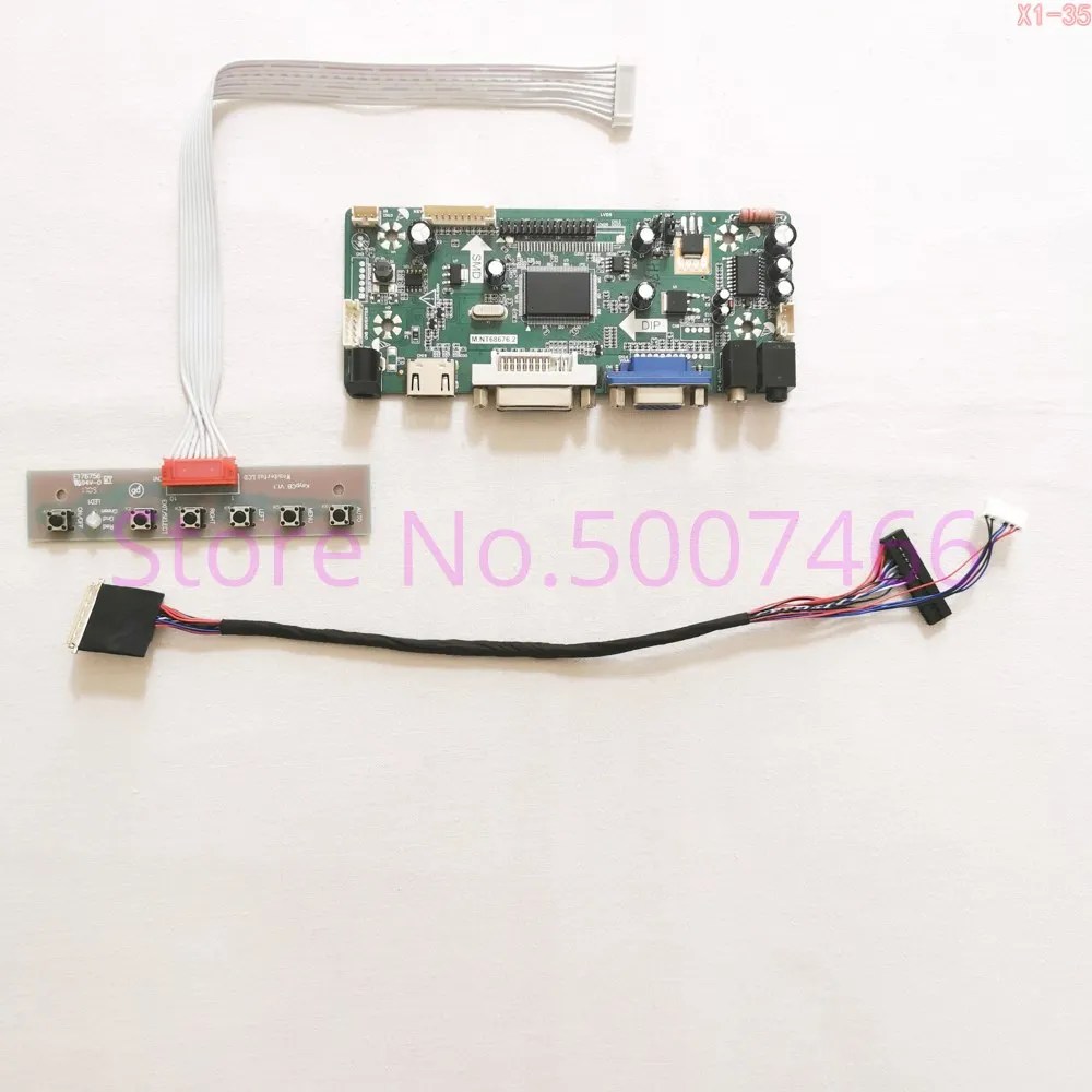 For LP156WF2-TLA1/TLA2 15.6&quot WLED 40Pin LVDS VGA+DVI M.NT68676 screen controller drive board notebook PC LCD 1920*1080 kit | Компьютеры