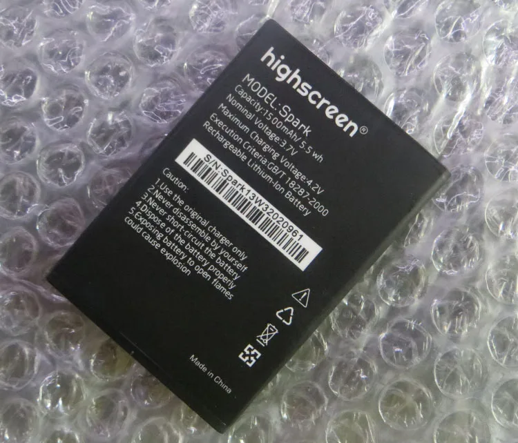 Highscreen Spark Battery 1500mAh для аккумулятора высококачественный | Мобильные телефоны и