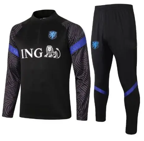 Artículo caliente Hombres + niños Kits de entrenamiento de fútbol, chaquetas Voetbal de Países Bajos, chándales juveniles, 2020/21 33mj6Y3eBBl