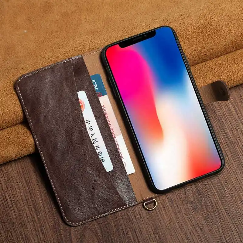 Чехол из натуральной кожи для Iphone 11Pro Max, Ультра мягкий чехол для Iphone 11 11Pro, оболочка, кошелек, карман