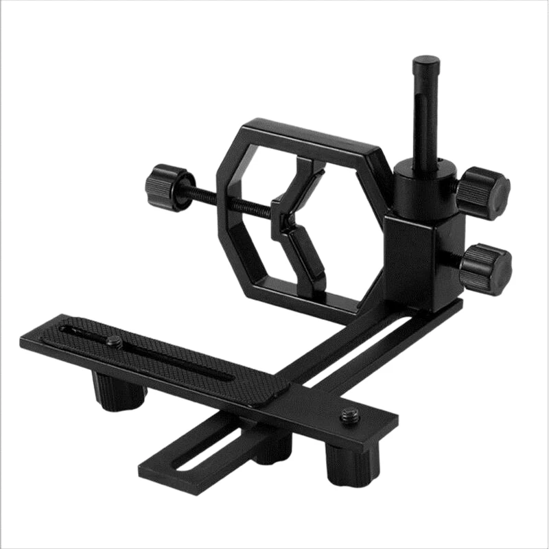 

ELOS-Fully Metal Telescope Adapter Binoculars Tripod Adapter Brackets for Phone Smartphone Camera Telescope
