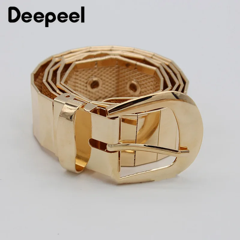 Deepeel 1 шт., 2,8-3,3 см* 106 см, Женский металлический ремень из сплава, Классическая пряжка, декоративный роскошный элегантный пояс, аксессуары для одежды YB615