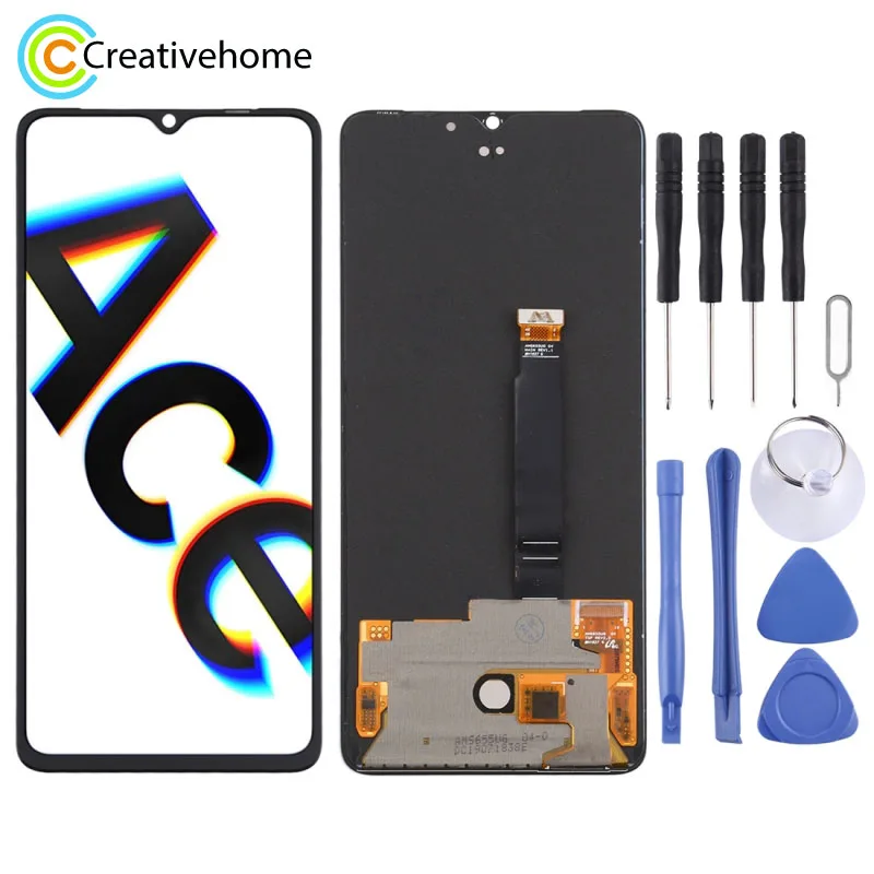

Original LCD Screen and Digitizer Full Assembly for OPPO Reno ACE / Realme X2 Pro