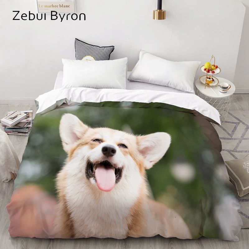 3D пододеяльник, одеяло/одеяло случае двойной/королева/король, постельные принадлежности на заказ/220x240/200x200, в форме животных милый кот узор, Прямая поставка