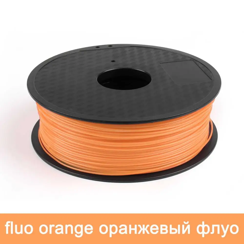 Fluo Orange Artudatech 3d принтер PLA нити 1,75 мм 1 кг/5 м для 3D Ручки 1,75 Golw в темноте Priting нити для рисования - Цвет: Fluo Orange