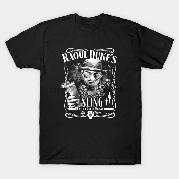 Men t-shirt Raoul Dukes Singapore Sling tshirt Women t shirt |