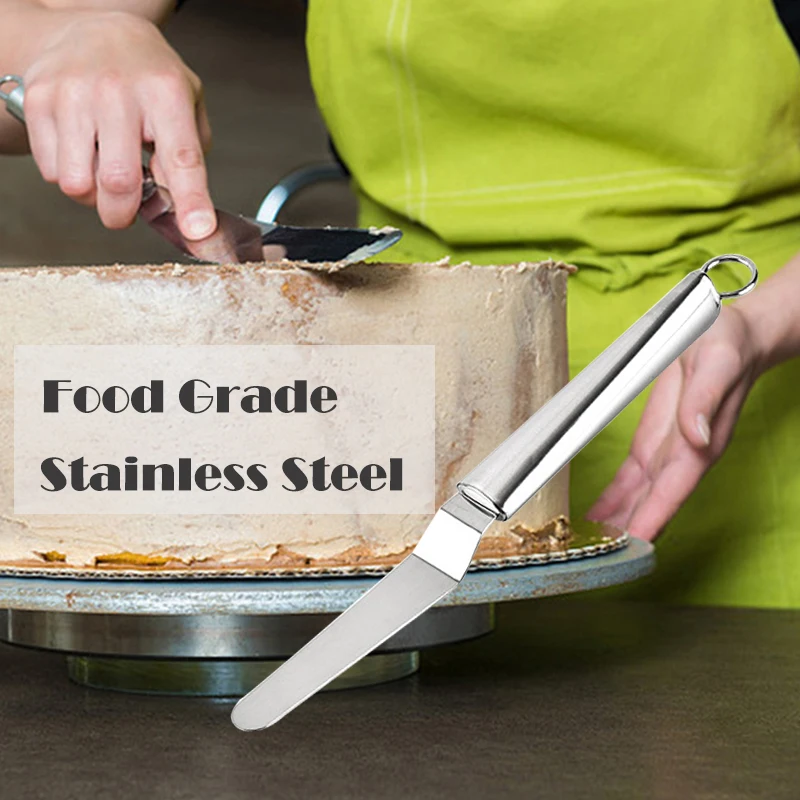 Stainless Steel Cake Spatula – Butter & Cream Icing Knife 3