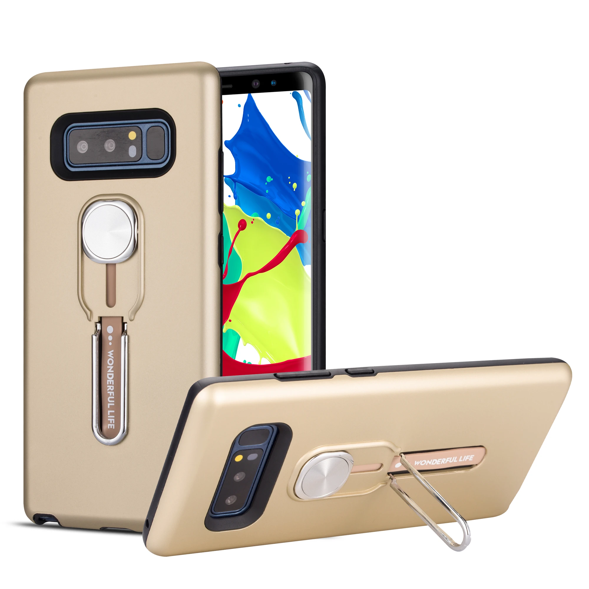 Для samsung note8 King Raytheon серии модный чехол для делового телефона подножка повышенной прочности защита для задняя крышка смартфона
