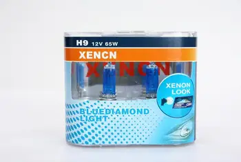 

2PCS/LOT XENCN H9 12V 65W 5300K PGJ19-5 Xenon Look Blue Diamond Light Halogen Car Bulbs Quality Headlight Lamps for 12361DV