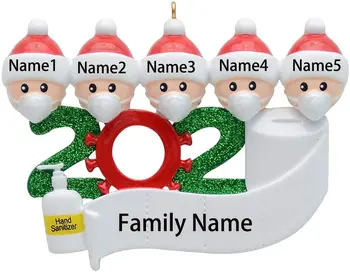

Personalized Survived Family of 2 Ornament 2020 Christmas Holiday Decorations-Unique Christmas Tree Ornament-Special Keepsake