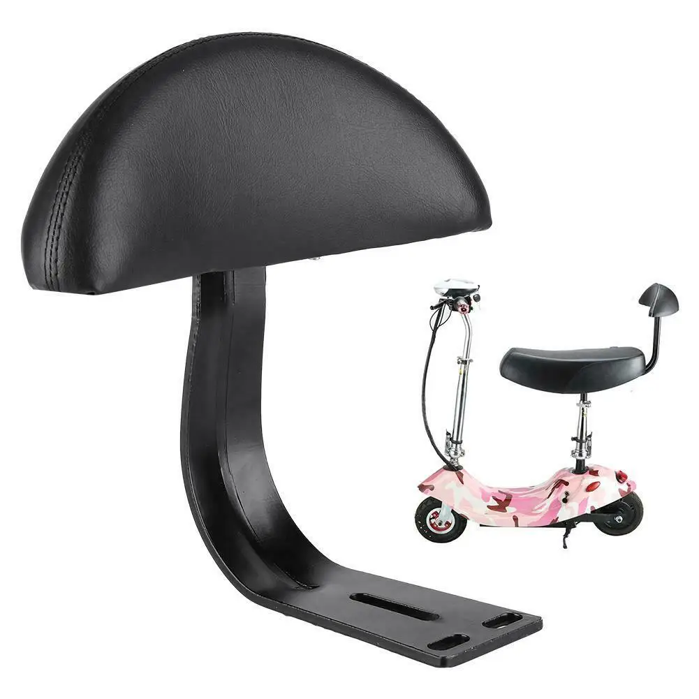 

Electric Bicycle Rear Seat Backrest Support Saddle Backrest Easy To Install Leather Sleeve Seat Back Saddle Bicycle Rear Seat